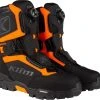 Klim 2021 Klutch GTX Gore-Tex BOA Snowmobile Boot Black/Strike Orange