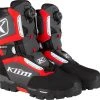Klim 2021 Klutch GTX Gore-Tex BOA Snowmobile Boot Black/High Risk Red