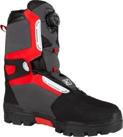 Klim 2021 Klutch GTX Gore-Tex BOA Snowmobile Boot Black/High Risk Red -FXR SHOP 4686541 3