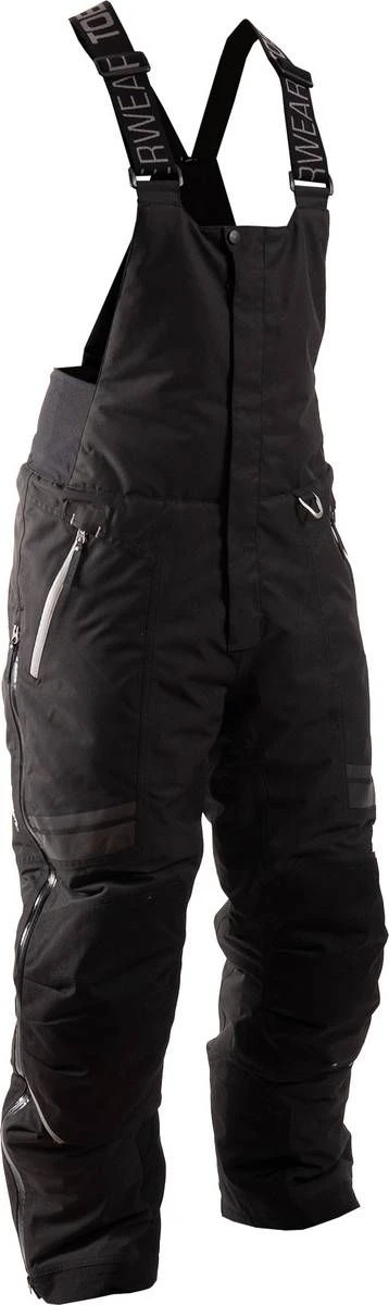 Tobe Hoback Snowmobile Bib Jet Black 3 Tobe Hoback Snowmobile Bib Jet Black