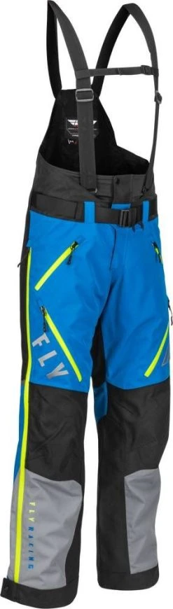 Fly Racing Carbon Snowmobile Pants Blue/Hi-Vis