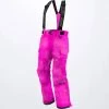FXR 2022 Kicker Child Snowmobile Pants Pink Ink