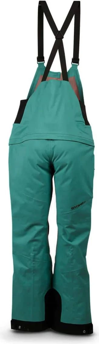 509 Stoke ZI Snowmobile Womens Bib Emerald 4 509 Stoke ZI Snowmobile Womens Bib Emerald - Image 2