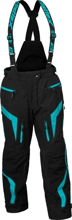 Castle X Fuel G8 Womens Snowmobile Pant Black/Turquoise