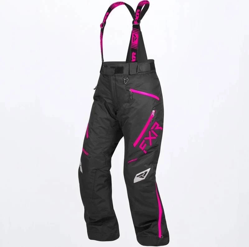 FXR 2022 Edge Womens Snowmobile Pants Black/Fuchsia 3 FXR 2022 Edge Womens Snowmobile Pants Black/Fuchsia