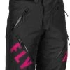 Fly Racing Womens SNX Pro Snowmobile Pants Black/Pink -FXR SHOP 4785505