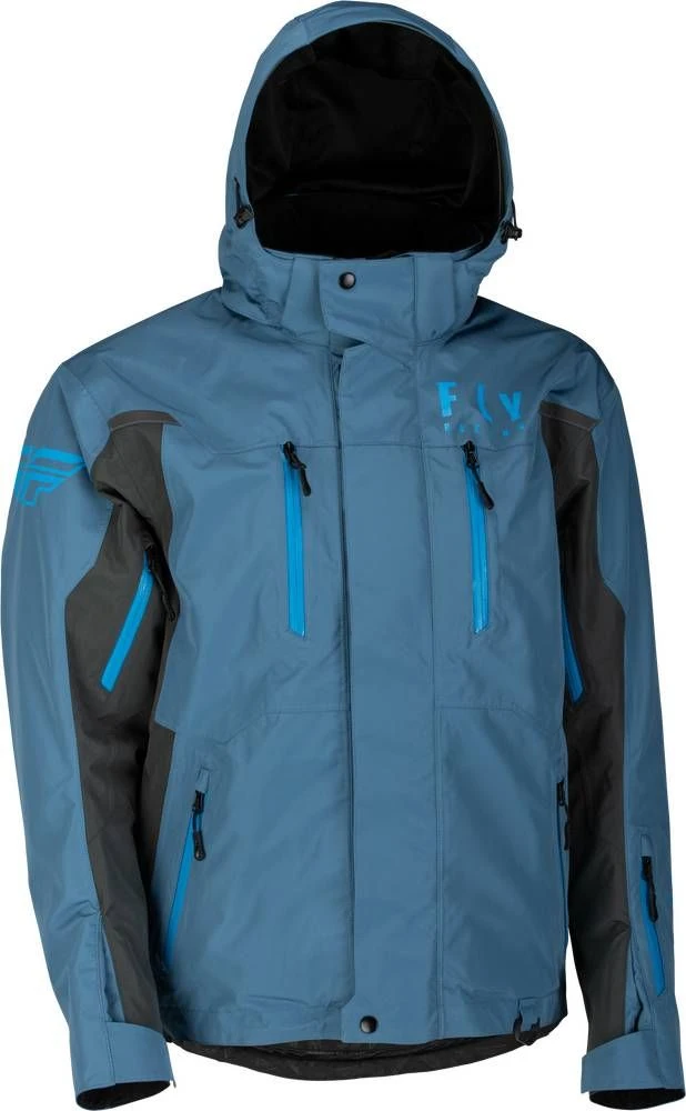 Fly Racing Incline Snowmobile Jacket Blue/Grey 3 Fly Racing Incline Snowmobile Jacket Blue/Grey
