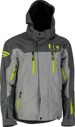 Fly Racing Incline Snowmobile Jacket Black/Grey/Hi-Vis
