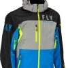 Fly Racing Carbon Snowmobile Jacket Blue/Hi-Vis -FXR SHOP 4789660