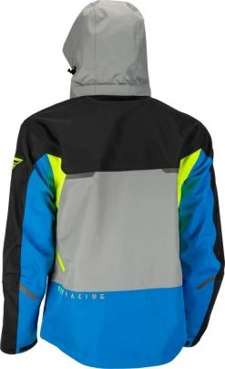 Fly Racing Carbon Snowmobile Jacket Blue/Hi-Vis -FXR SHOP 4789660 2