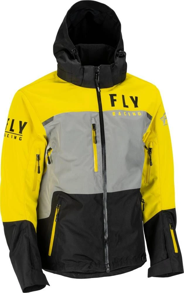 Fly Racing Carbon Snowmobile Jacket Yellow/Grey 3 Fly Racing Carbon Snowmobile Jacket Yellow/Grey