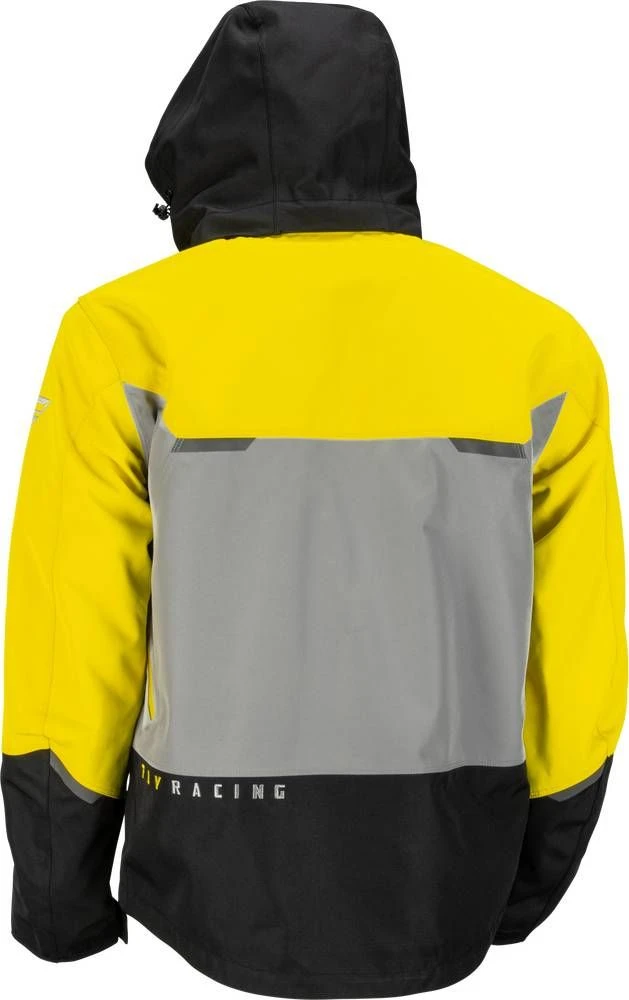 Fly Racing Carbon Snowmobile Jacket Yellow/Grey 4 Fly Racing Carbon Snowmobile Jacket Yellow/Grey - Image 2