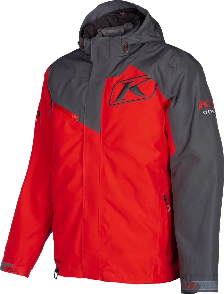 Klim Kompound Snowmobile Jacket High Risk Red/Asphalt 3 Klim Kompound Snowmobile Jacket High Risk Red/Asphalt