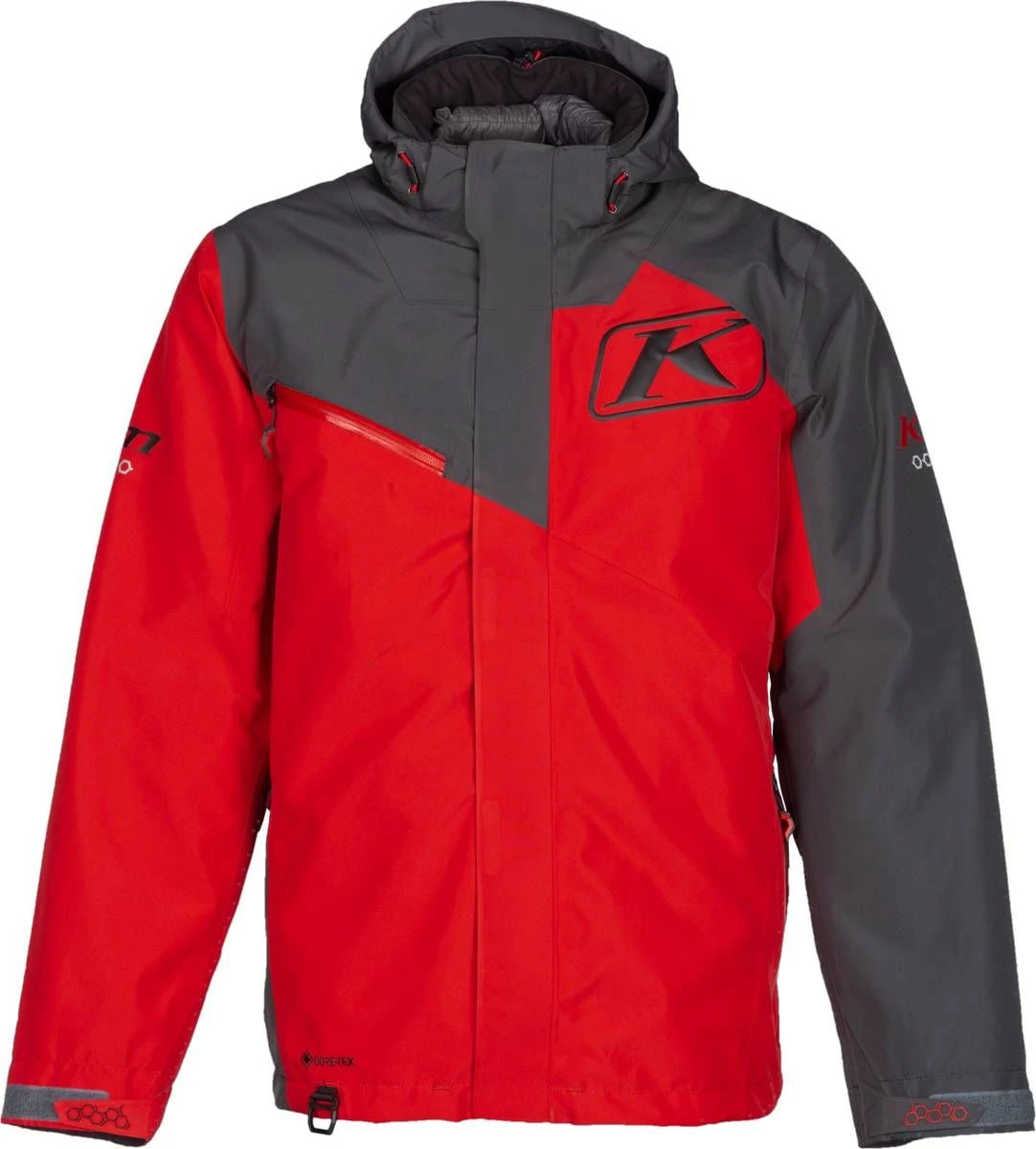 Klim Kompound Snowmobile Jacket High Risk Red/Asphalt 5 Klim Kompound Snowmobile Jacket High Risk Red/Asphalt - Image 3