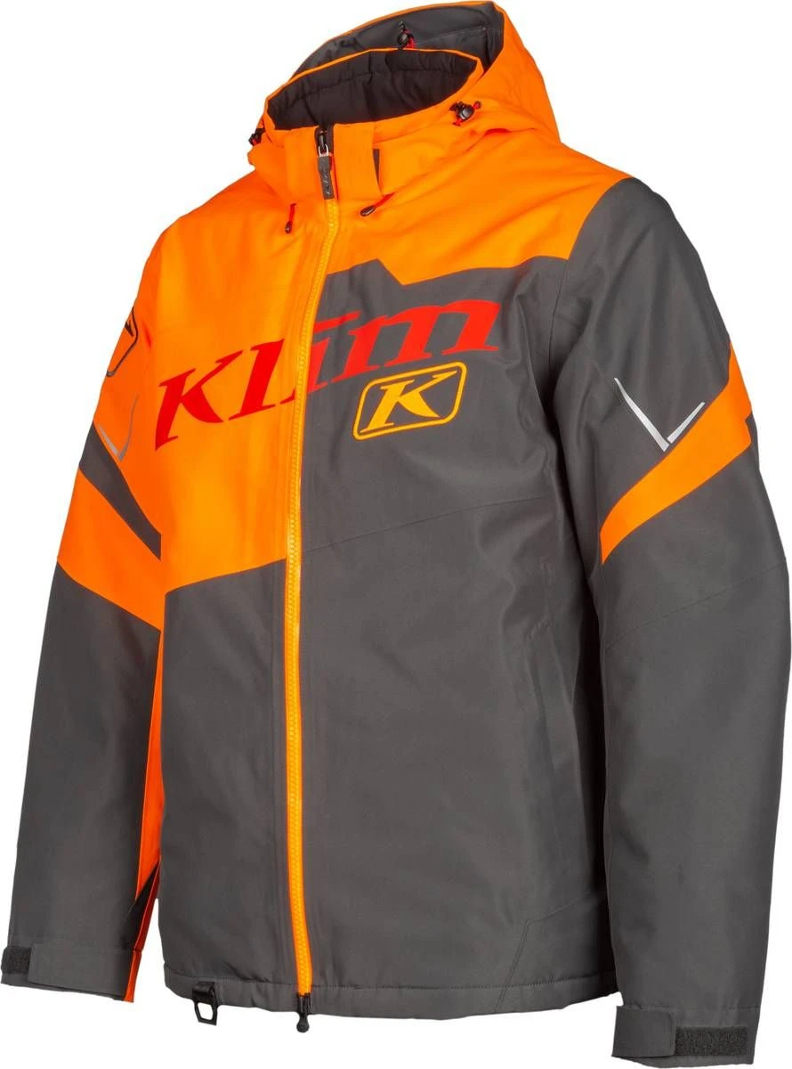 Klim Instinct Snowmobile Jacket Strike Orange/Asphalt 3 Klim Instinct Snowmobile Jacket Strike Orange/Asphalt