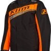 Klim Kaos Snowmobile Jacket Black/Strike Orange -FXR SHOP 4791814