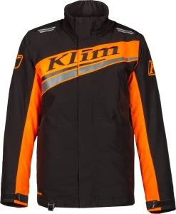 Klim Kaos Snowmobile Jacket Black/Strike Orange -FXR SHOP 4791814 3