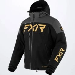 FXR 2022 Ranger Snowmobile Jacket Black/Char/Gold