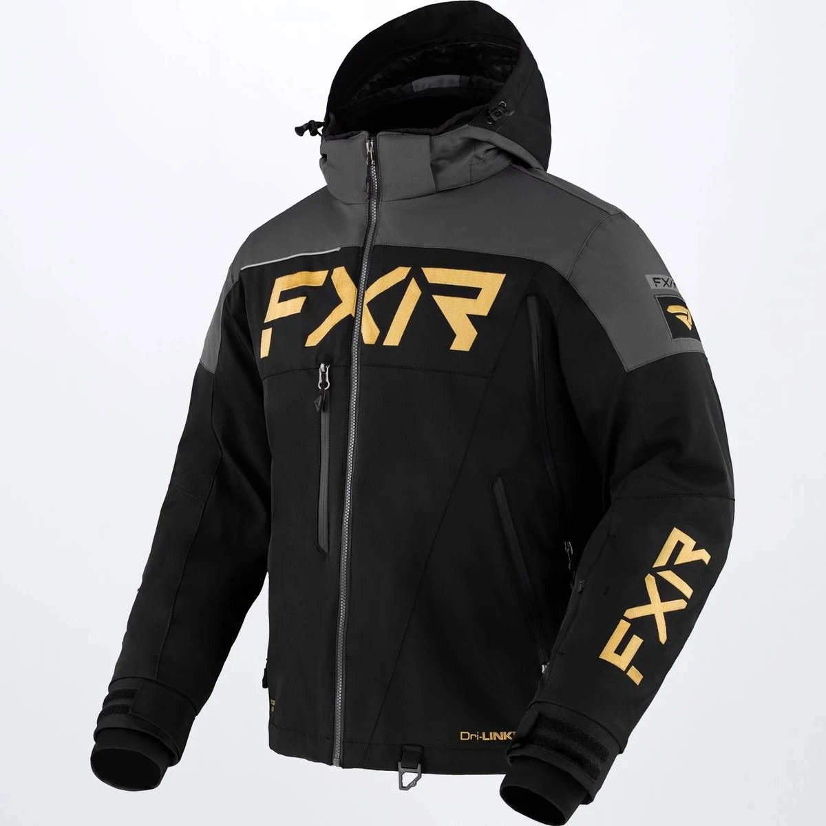 FXR 2022 Ranger Snowmobile Jacket Black/Char/Gold 3 FXR 2022 Ranger Snowmobile Jacket Black/Char/Gold