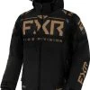 FXR 2022 Helium X Snowmobile Jacket Black/Canvas -FXR SHOP 4795588