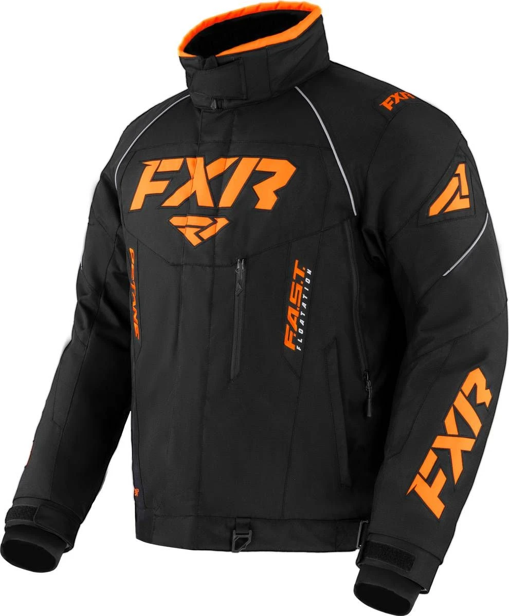FXR 2022 Octane Snowmobile Jacket Black/Orange 3 FXR 2022 Octane Snowmobile Jacket Black/Orange