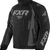FXR 2022 Octane Snowmobile Jacket Black/Char/Grey -FXR SHOP 4795630