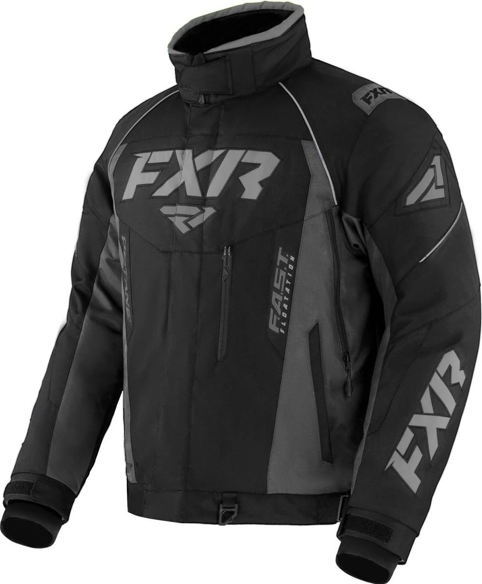 FXR 2022 Octane Snowmobile Jacket Black/Char/Grey 3 FXR 2022 Octane Snowmobile Jacket Black/Char/Grey