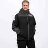 FXR Vapor Pro Tri-Laminate Snowmobile Jacket Black/Charcoal