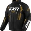 FXR Team FX Snowmobile Jacket Black/Canvas -FXR SHOP 4795684