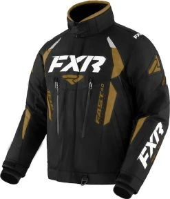 FXR Team FX Snowmobile Jacket Black/Canvas