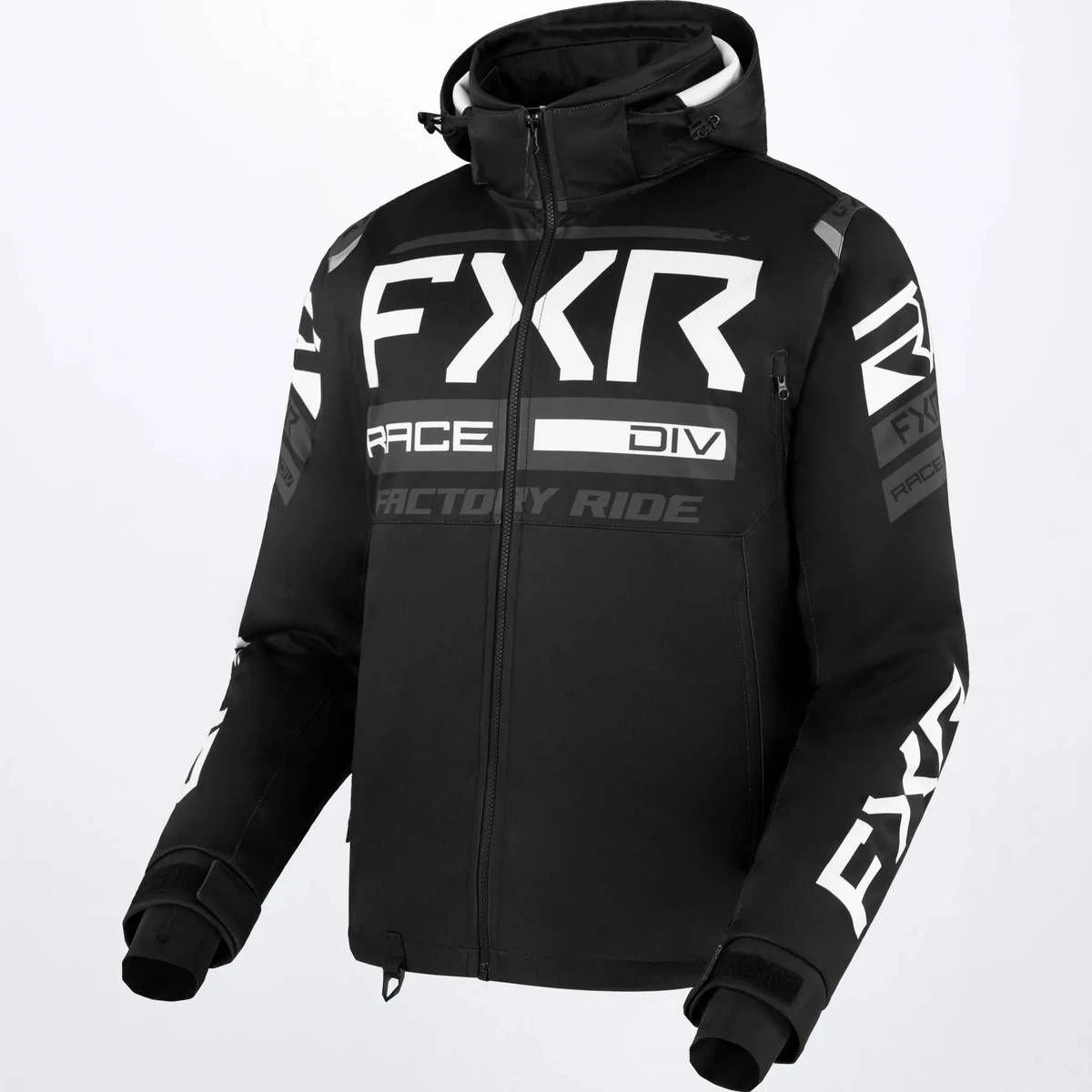 FXR 2023 RRX Snowmobile Jacket Black/White 3 FXR 2023 RRX Snowmobile Jacket Black/White