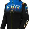 FXR 2023 Helium X 2-in-1 Snowmobile Jacket Black/Blue/Inferno -FXR SHOP 4795745