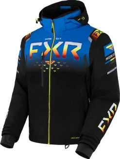 FXR 2023 Helium X 2-in-1 Snowmobile Jacket Black/Blue/Inferno