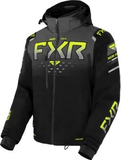 FXR 2023 Helium X 2-in-1 Snowmobile Jacket Black/Char/HiVis