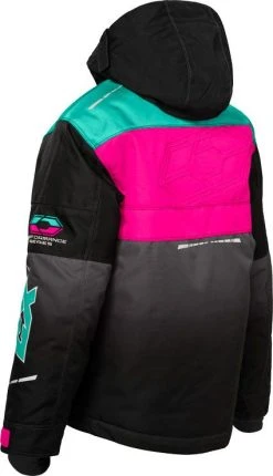 Castle X Strike Youth Snowmobile Jacket Pink Glo/Black/Mint 5 Castle X Strike Youth Snowmobile Jacket Pink Glo/Black/Mint -FXR SHOP 4801132 2