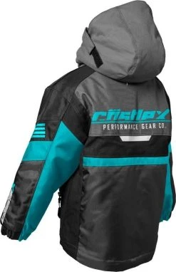 Castle X Strike G4 Toddler Snowmobile Jacket Turquoise/Charcoal/Black -FXR SHOP 4801170 2