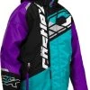 Castle X Code G4 Snowmobile Youth Jacket Turquoise/Grape/Black -FXR SHOP 4801176