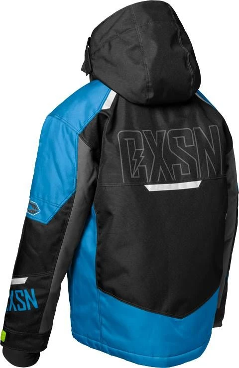 Castle X Strike G5 Snowmobile Youth Jacket Process Blue/Hi-Vis 4 Castle X Strike G5 Snowmobile Youth Jacket Process Blue/Hi-Vis - Image 2