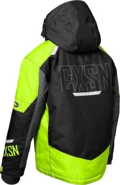 Castle X Strike G5 Snowmobile Youth Jacket Hi-Vis/Black/Silver -FXR SHOP 4801179 2
