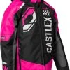 Castle X Strike G5 Snowmobile Youth Jacket Pink Glo/Black/Silver -FXR SHOP 4801180