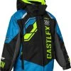 Castle X Strike G5 Snowmobile Toddler Jacket Process Blue/Black/Hi-Vis