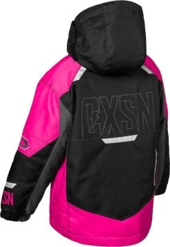Castle X Strike G5 Snowmobile Toddler Jacket Pink Glo/Black/Silver -FXR SHOP 4801183 2