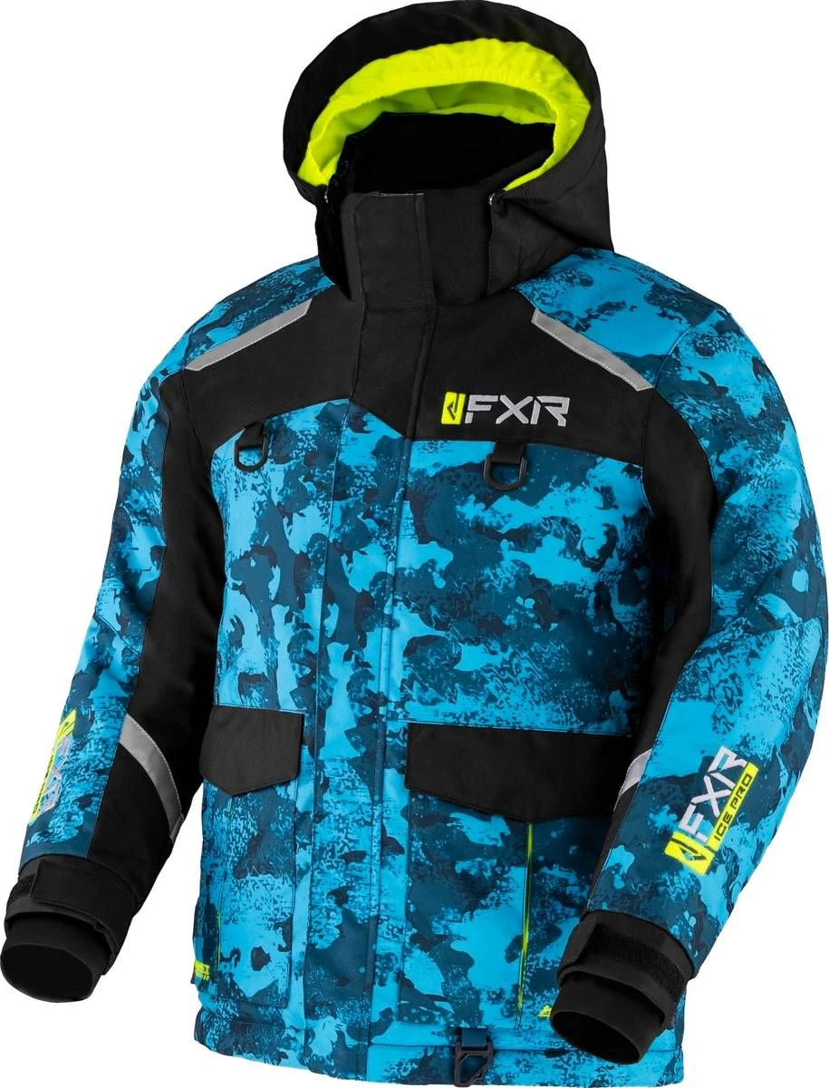 FXR 2022 Excursion Child Snowmobile Jacket Slate Camo/Hi-Vis 3 FXR 2022 Excursion Child Snowmobile Jacket Slate Camo/Hi-Vis