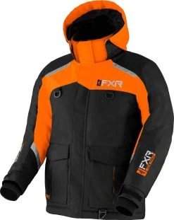 FXR 2022 Excursion Child Snowmobile Jacket Black/Orange