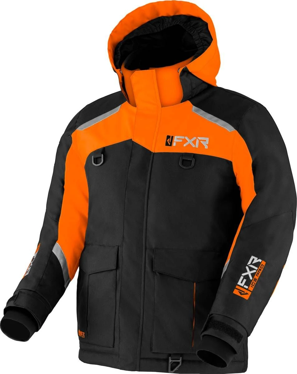 FXR 2022 Excursion Child Snowmobile Jacket Black/Orange 3 FXR 2022 Excursion Child Snowmobile Jacket Black/Orange