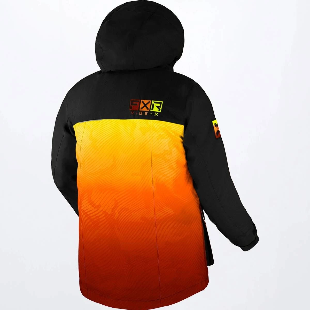 FXR 2022 Kicker Youth Snowmobile Jacket Inferno/Black 4 FXR 2022 Kicker Youth Snowmobile Jacket Inferno/Black - Image 2