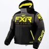 FXR 2022 Helium Youth Snowmobile Jacket Black/Char Fade/Hi Vis