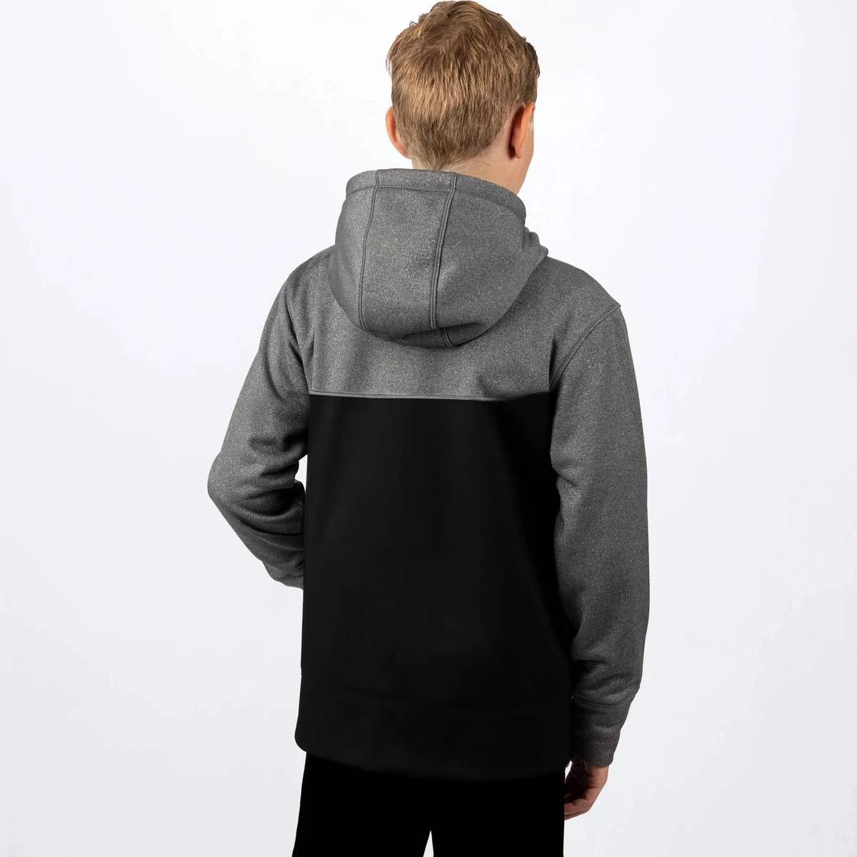 FXR Hydrogen Softshell Youth Snowmobile Jacket Black/Sky Blue/Coral 4 FXR Hydrogen Softshell Youth Snowmobile Jacket Black/Sky Blue/Coral - Image 2