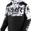 FXR 2023 Helium Youth Snowmobile Jacket Black/White Camo