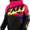FXR 2023 Boost Youth Snowmobile Jacket Black/Neon Fusion -FXR SHOP 4801671